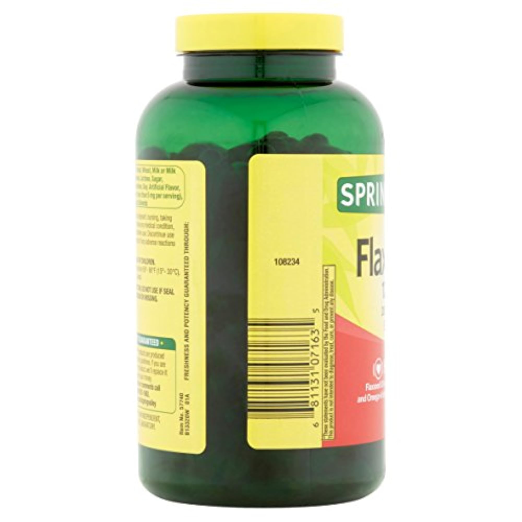 Spring Valley Flaxseed 1200 mg, 200 Softgels