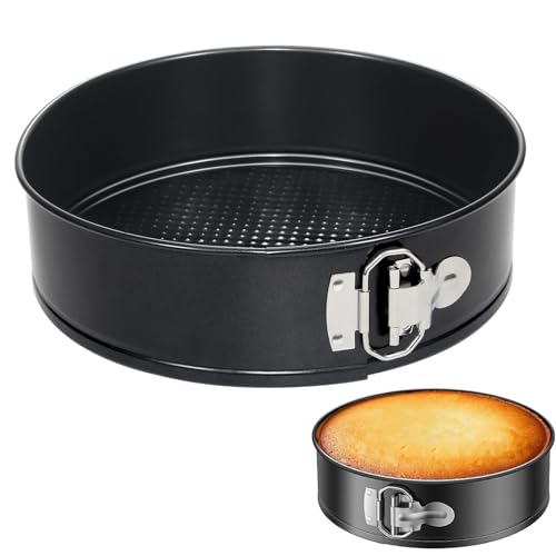 Cake Tin - 18cm/7inch Cake Tins for Baking - Cheesecake Tin Springform Loose Bottom - Thick Non-Stick Baking Tins Round Cake Pan for Restaurants Home and Kitchen