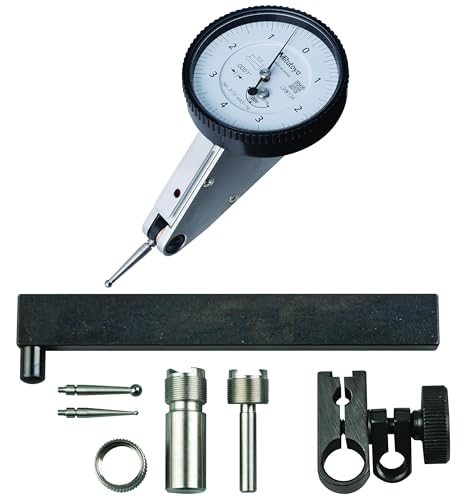 Mitutoyo 513-443-10T dial palpador milesimal con escala blanca ajustable