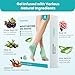 Moisturizing Heel Socks for Cracked Heel Treatment - Promifun 2 Pairs Moisturizer Socks - Heel Socks for Dry Cracked Feet - Cracked Heel Repair - Heel Socks for Women & Men (Green)
