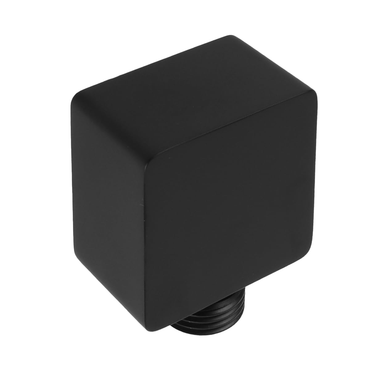 Ubric Showers and Shower Systems Elbow Solid Brass Wall Bracket Elbow Wall Mounted Angle Valve Concealed Black Finish