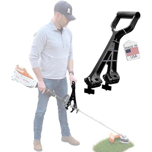 Reach Right Universal Handle Attachment for Weedeater String Trimmer Shovel Rake & More | Versatile Ergonomic Back Saving Attachment for All Gardening Tools | Made in the USA