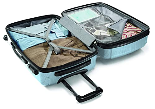 Image of Samsonite Winfield 2 2-Piece Set (Carry-on /Large) Hardside Expandable Luggage with Spinner Wheels (Ice Blue, 2-Piece Set (20 /28))