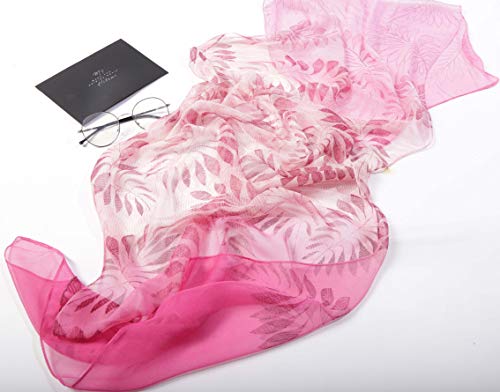 Image of Acotavie Scarfs for Women Lightweight Fashion Scarves Print Floral Pattern Scarf Shawl Wraps