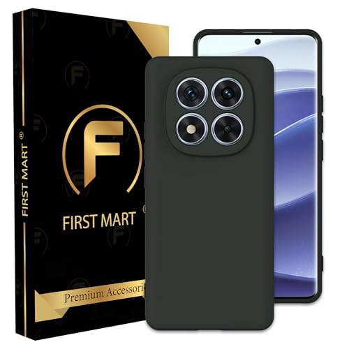 Image of FIRST MART Matte Silicone Back Cover for Redmi Note 15 Pro Plus - Green