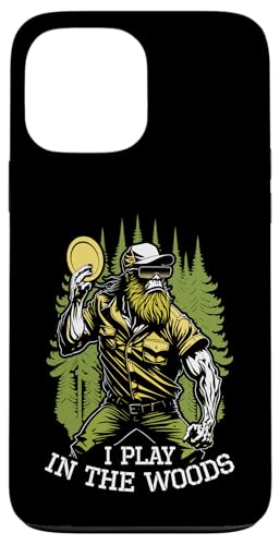 �ʔ����f�B�X�N�S���t�v���[���[ Bigfoot I Play In The Woods �X�}�z�P�[�X iPhone 13 Pro Max �p