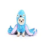 Mogoko dog cat octopus costumes, pet halloween cosplay dress, funny octopus costume for small puppy dogs blue 8 41pchmzrzcl. Sl500. Ss150