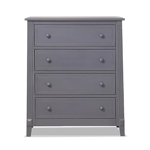 Sorelle Furniture Berkley Baby Dresser – Dresser for Nursery, Kids Bedroom Furniture, Dresser Drawers, Nightstand for Child’s Room with Drawers, Nursery Furniture for Infant-Weathered Gray