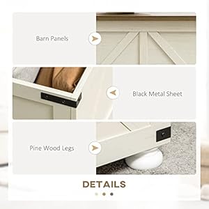 NicBex Coffee Table Wooden Coffee Table with Storage Square Center Tables with Open Top and Inner Compartment Dining Table for Living Room Dining Room Office and Bedroom315 W Antique White