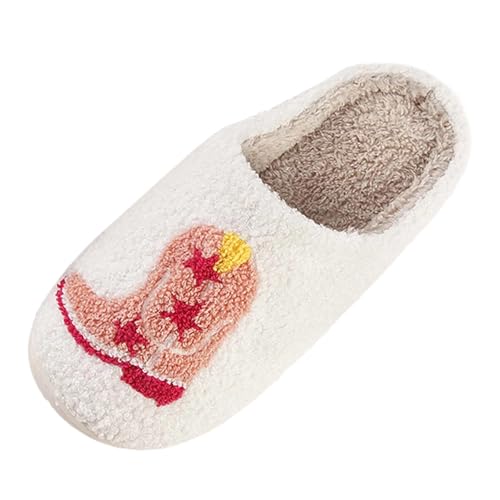 Zapatillas Casa Mujer, Botas Dobles De Invierno para El CáLidas Y Confortables Zapatillas Unisex con Suela Gruesa Antideslizante