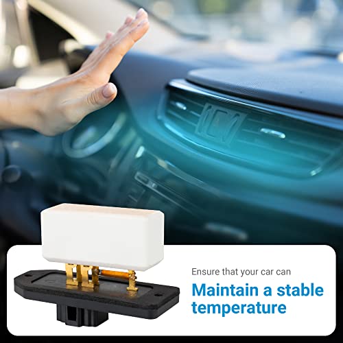 Image of HVAC Fan Blower Motor Resistor - Compatible with 1994-2008 Dodge Ram 1500 2500 3500 Pickup,1993-1999 Jeep Grand Cherokee - Replaces 68004241AA 5012212AA 4720278 973-020