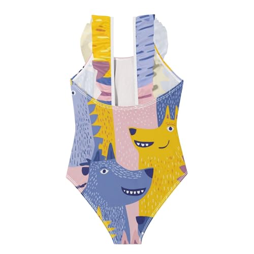 Traje de baño suave de lobo para llenar de color su verano 4