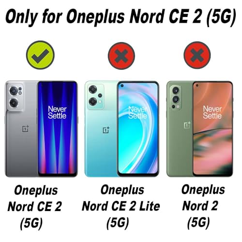 Image of TheGiftKart Genuine Leather Finish Back Cover Case for OnePlus Nord CE 2 5G|Shockproof Design|Raised Edges for Camera & Screen Protection|Stunning Minimalist Cover for OnePlus Nord CE 2, Black