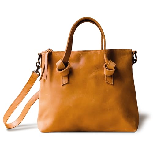 ABLE Clothing Leather Tote Bag for Women,Stylish, Handcrafted, Ac...