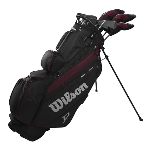 Wilson Deep Red Tour Complete Set With Stand Bag - Men'S Righ Hand, Standard