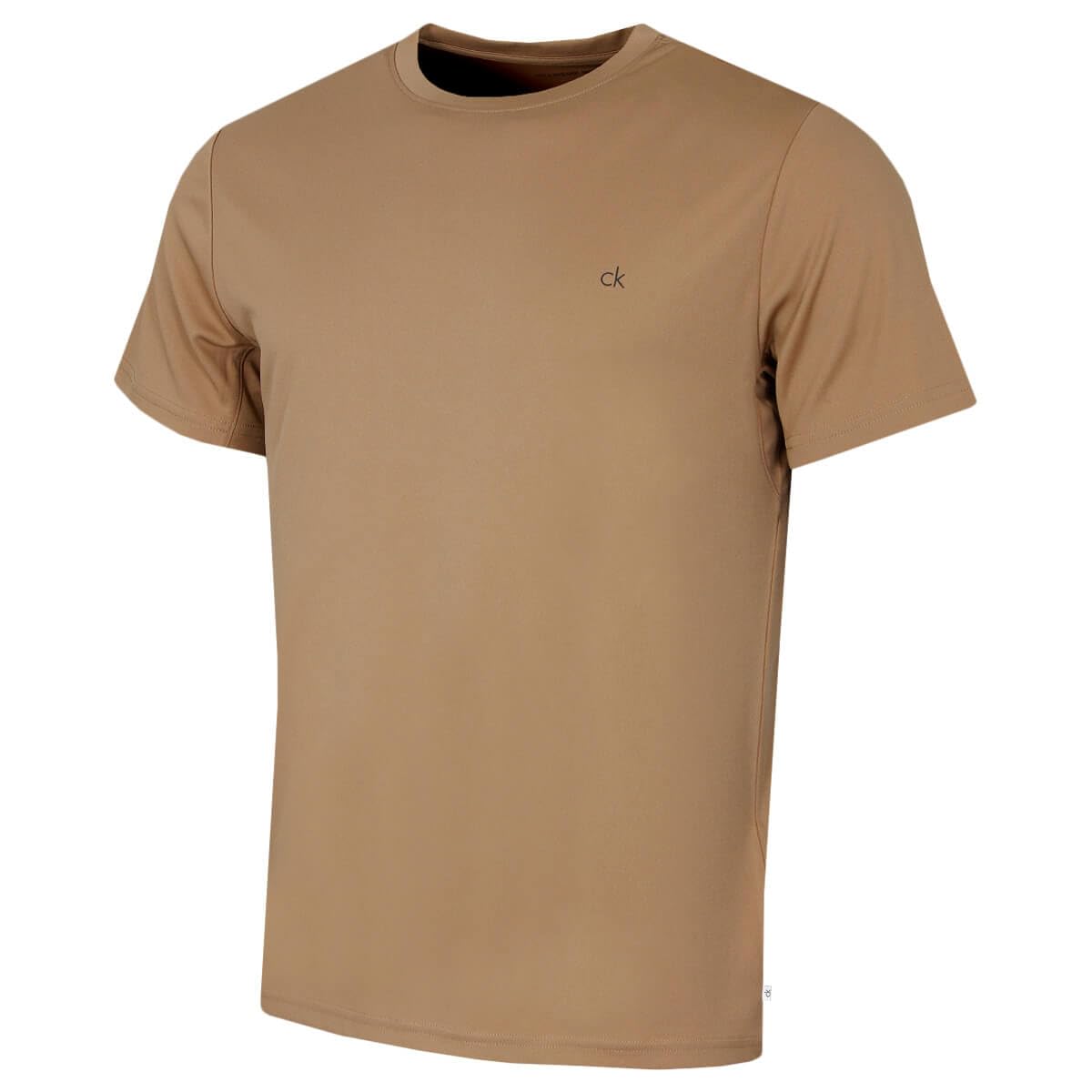 Calvin Klein Mens Harlem Quick Drying T-Shirt - Tan - XL