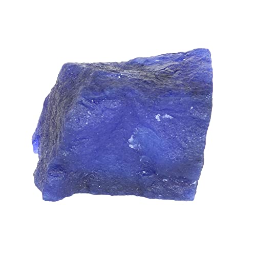 REAL-GEMS Certified Natural Blue Sapphire 60 Ct. Crystal Healing Rough Loose Gemstone For Jewelry Making Or Lapidary AXA-177