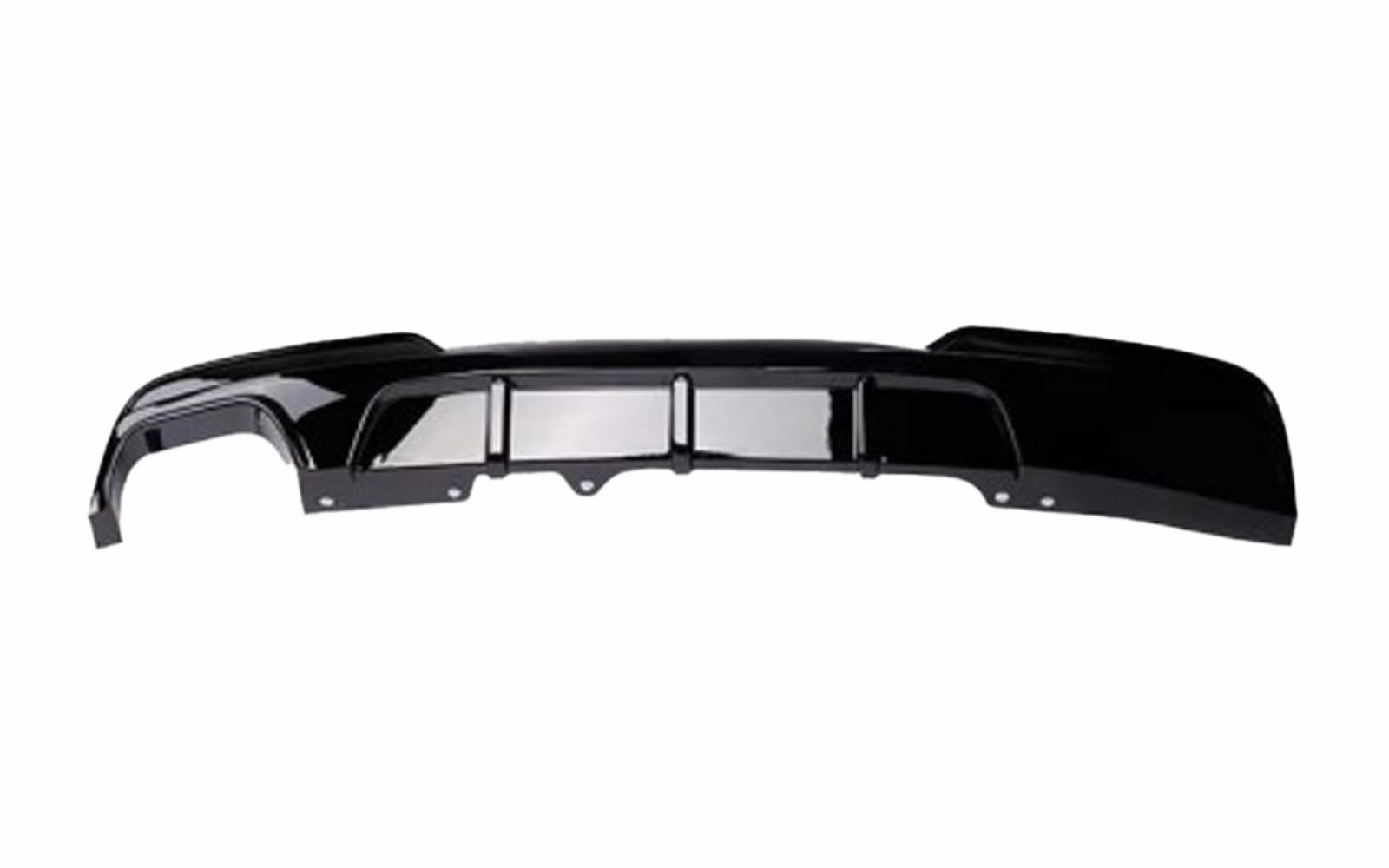 MpTuned BMW F10 F11 Diffusore lucido nero per 5er 2010–2017 520i, 523i, 528i, 518d, 520d, 525d, 530d