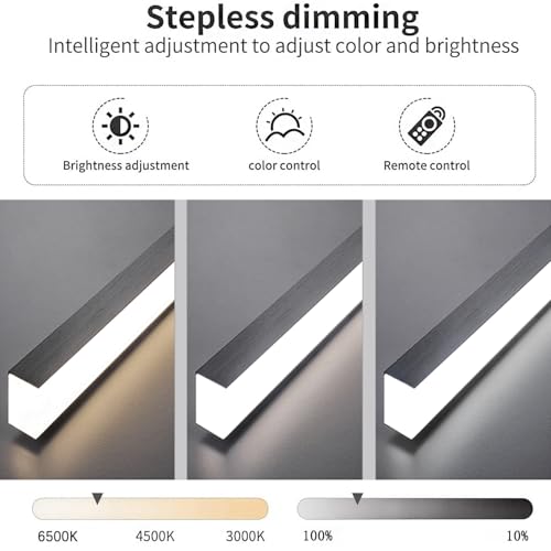 Lámpara colgante LED moderna regulable en altura para dormitorio y oficina 6