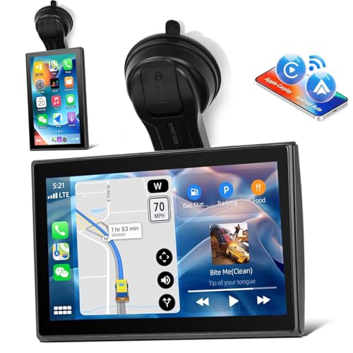 Amazon.co.jp: AUOMETO ワイヤレスCarPlay/Android Auto対応 7インチ