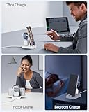 Fast Charging Station for Samsung - NANAMI Triple Charger Stand with 30W USB C Charger for Galaxy Watch Buds A55 A56 A34 S25, 3 in 1 Charging Dock for Multiple Devices with USB C Port,Not for iWatch - Image 7