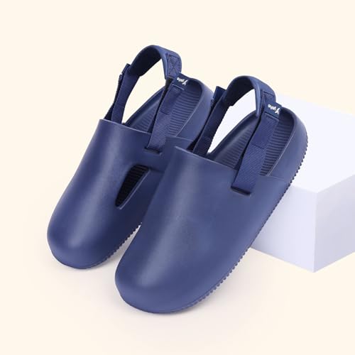 Image of YOHO Glide Clog Sandals for Men | Mule Shape Clogs with Adjustable Straps | Lightweight & Waterproof Cushioned Footwear for Everyday Use