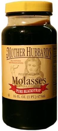 Mother Hubbard Molasses, Blackstrap, 16-Ounce Bottles (Pack of 6) by Mother Hubbard