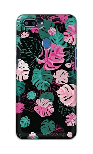 Image of Printed Hard Back Cover for Realme 2 Back Cover (Seamless Leaves) -190724(EA)