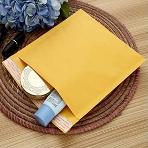 iMBAPrice #000 4 X 8 Kraft Bubble Mailers Padded Envelopes, Total 50 Envelope