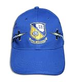 Flightline America Blue Angels Royal Crest Breakout Embroidered Cap