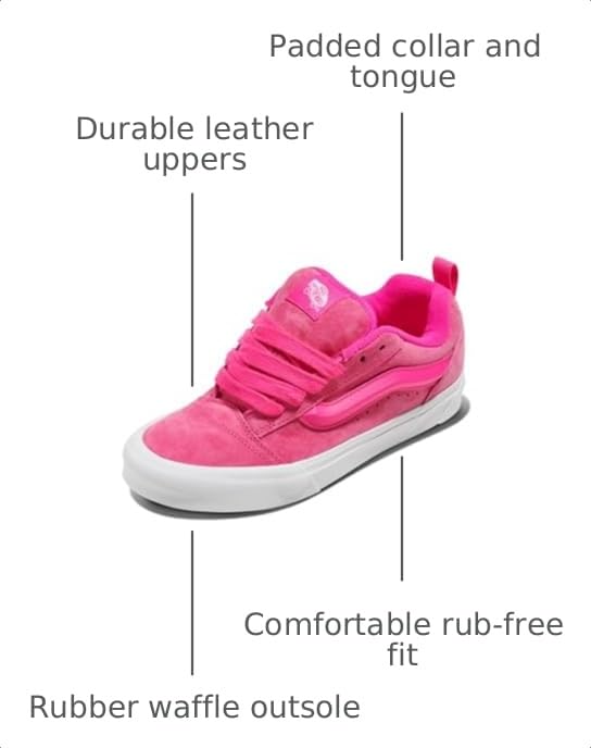 Image of Vans Unisex-Adult Knu Skool Shoe - '90s Retro Puffy Low-Top Fashion Sneakers for Men & Women