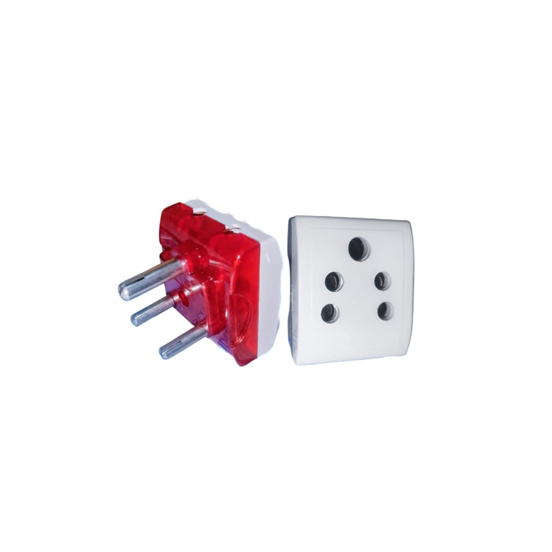 Multi Plug Adapter | 3 pin Plug Adapter | Multiplug sockets | 6Amp Multi Plug Adapter, Three pin multiplug Socket, Multiple Socket Plug (Pack of 2)-image-18