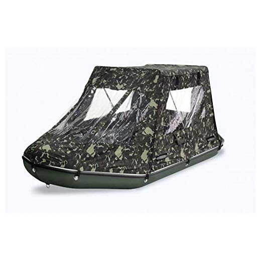 BARK Zelt für Schlauchboot (nur Zelt ohne Boot) Sonnendach Bimini Tent (420 x 180 cm - BT-420)