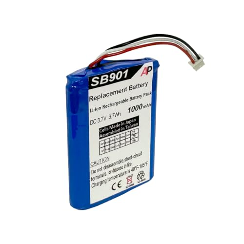 Artisan Power Rechargeable Battery Pack for Shure MXW Series Bodypack Models (MXW1, MXW6, MXW8) | 1000 mAh | Replaces Shure SB901A & 95A31068 | for use of AXT901 Charger Module