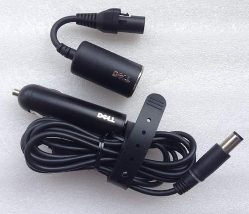 New 90W 7.4mm Car Auto Air DC Travel Power Adapter Charger for Dell 0D09RM