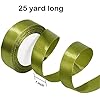 Amazon.com: 400 Yard Satin Ribbon Single Face 16 Solid Color Fabric ...