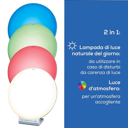 Beurer Tl 100 Lampada Sad Che Simula La Luce Naturale Del Giorno Con Doppia Funzione Luce Da Ambiente E Connettibile Con L'app Beurer Lightup - 5