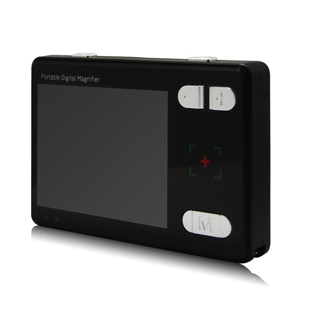 Lente D'Ingrandimento Tascabile LCD da 3,5" per Ipovedenti, Ausilio per La Lettura, Lenti D'Ingrandimento con Lente D'Ingrandimento Digitale Portatile A LED