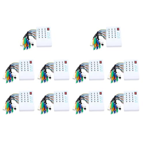 Eeskvrebuz 10X �u���V���X���[�^�[�R���g���[���[�̃e�X�^�[24V / 36V / 48V / 60V / 72V�A�d�C�����ԁAE�|�o�C�N�̃X�N�[�^�[�z�[���A�e�X�^�[�̎������u