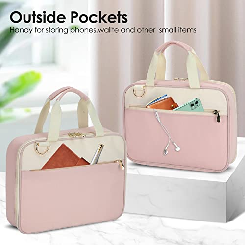 CASIRENA Capas de Bíblia para Mulheres – Estojo de Transporte de Bíblia de Tamanho Grande, Bolsa de