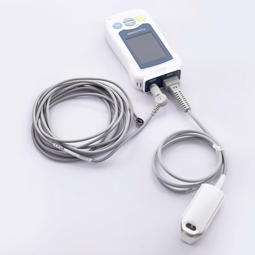 Oxímetro de pulso veterinario de mano con software de PC, cable USB y medidor recargable para hospitales de mascotas y uso doméstico
