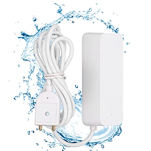Water Level Sensor Alarm, Easy Installation Remote Control ABS Water Leak Sensor Detector Low Batter