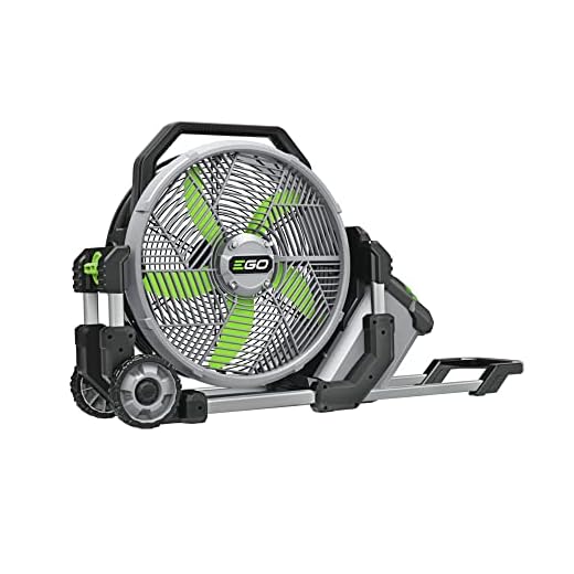 EGO POWER+ Portable Misting Fan, Outdoor Electric 18" 5 Speed Fan, Battery and Charger Not Included - FN1800
