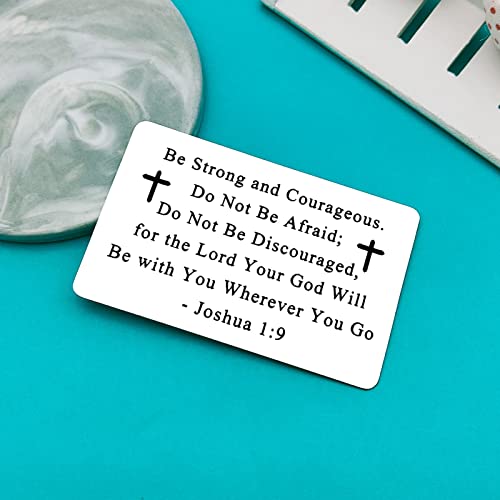 Xiahuyu Christian Gifts for Men Inspirational Religious Gifts Bible Verses Gift Engraved Wallet Card for Baptism Communion Christmas Birthday Gift for Men4