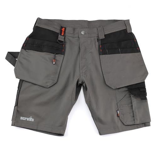 Scruffs Worker Plus Holster Shorts Graphite - 34 W (T56197)
