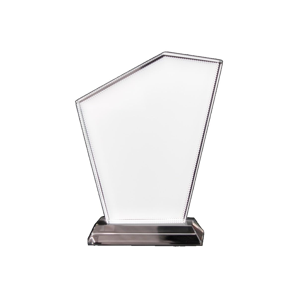 Sublimation Blanks Crystal Glass Photo Frame - DIY Customizable Award Trophy Glass Pictur…