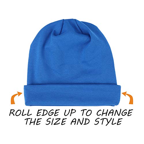 Dreshow Bqubo 5 Pack Unisex Baby Hats For Kids Cotton Skull Caps Soft Cute Knit Cap Baby Toddler Beanie #TOP6