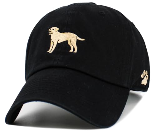 Image of KBETHOS Dog Cat Mom Dad Theme Womens Baseball Cap Distressed Vintage Unconstructed Embroidered Patch Hat