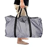 illex bootstasche MATERIAL - Unsere Kajaktaschen bestehen aus Polyester, das langlebig und leicht ist und sich hervorragend zur Aufbewahrung von gängigem Zubehör wie Schlauchbooten und Surfbrettern eignet. Starke Reißfestigkeit, wasserdichte und staubdichte Leistung, am besten für den Umgang mit großen Gegenständen geeignet.