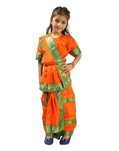 Image of Fancydresswale Bharatnatyam Dance Dress for Girls